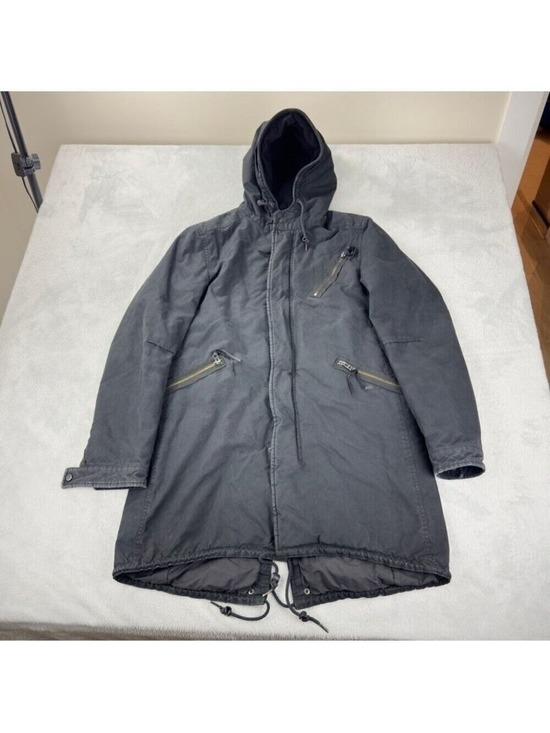 All Saints Other - All Saints Men's Size Small Kray Black Parka Made in Turkey British Millerain